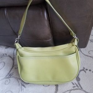 Leather coach purse